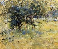 Morisot, Berthe - Willows in the Garden at Bougival